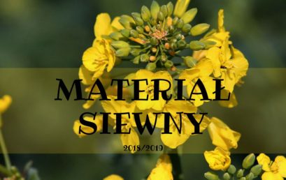 Materiał siewny rzepaku ozimego